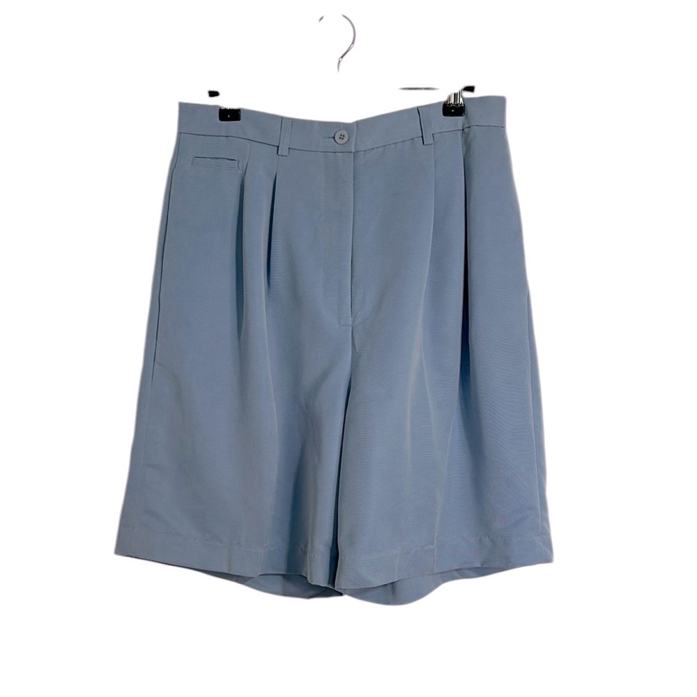 Cutter & Buck Light Blue Pleated Golf Casual Shorts Sz 10